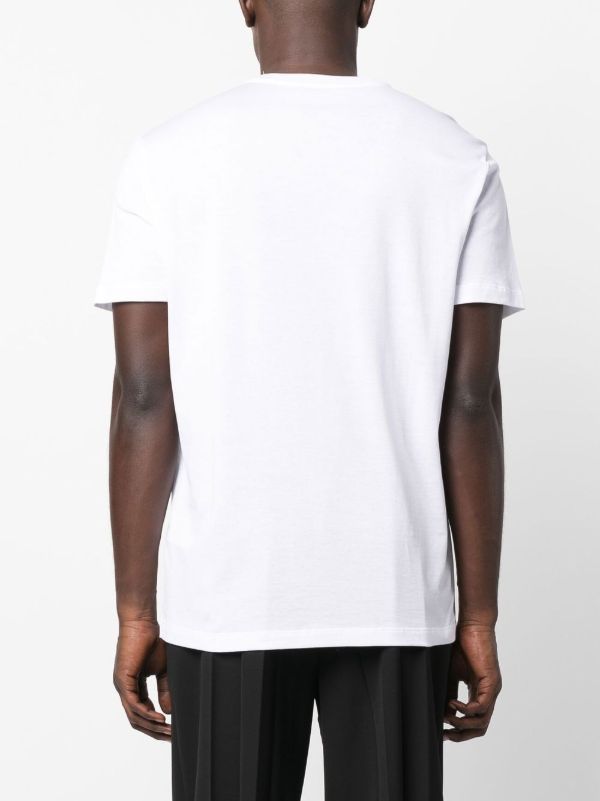 Browns Versace White Medusa Head Embroidered T-shirt | Browns T-Shirts