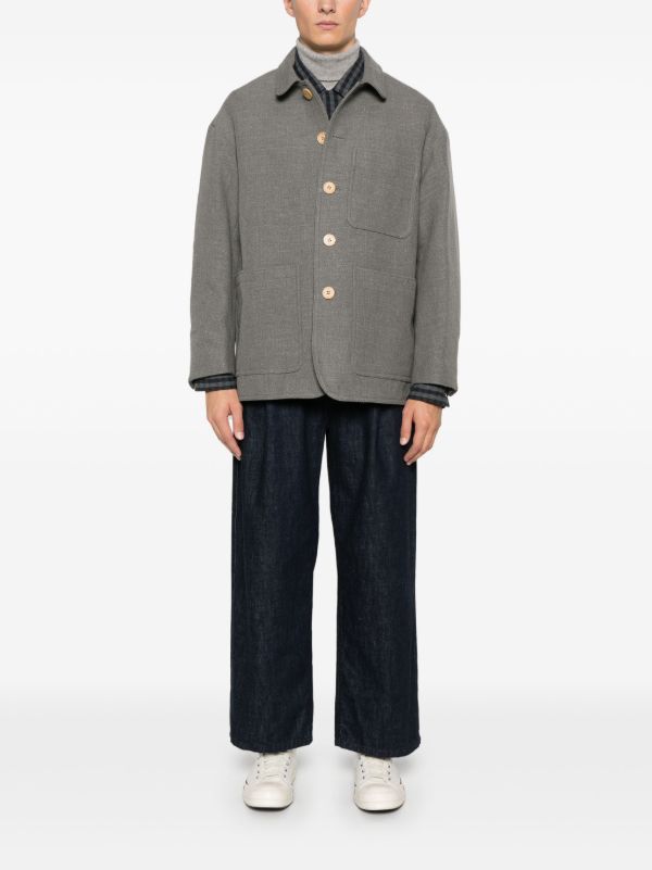 Browns Visvim Buttoned Shirt Jacket | Browns Shirt Jackets