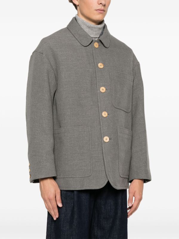Browns Visvim Buttoned Shirt Jacket | Browns Shirt Jackets