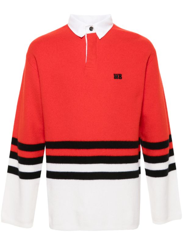 browns Wales Bonner Cypher Polo Sweater | Browns Knitted Sweaters
