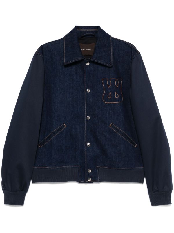 browns Wales Bonner Echo varsity jacket | Browns Denim Jackets