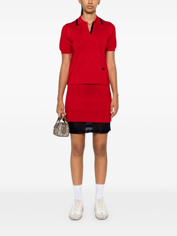 Browns Wales Bonner Verse Mini Skirt | Browns Knitted Skirts