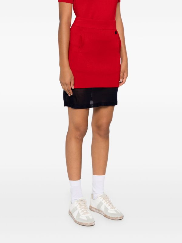 Browns Wales Bonner Verse Mini Skirt | Browns Knitted Skirts