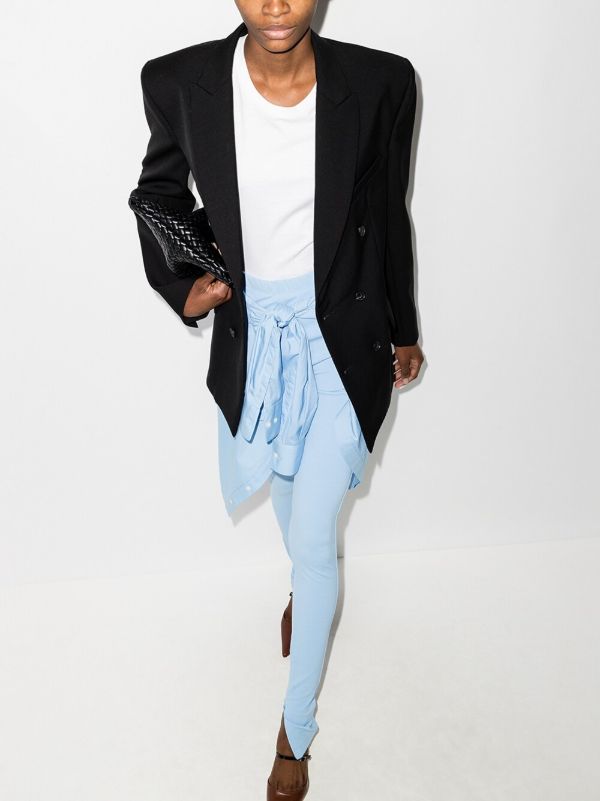 Browns WARDROBE.NYC Black Double-breasted Wool Blazer | Browns Suit Jackets