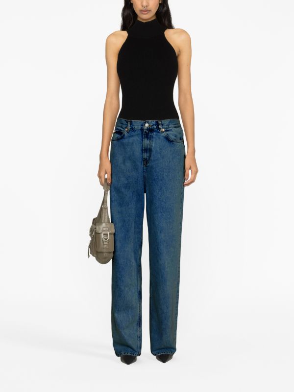 Browns WARDROBE.NYC Blue Wide-leg Jeans | Browns Wide-Leg Jeans