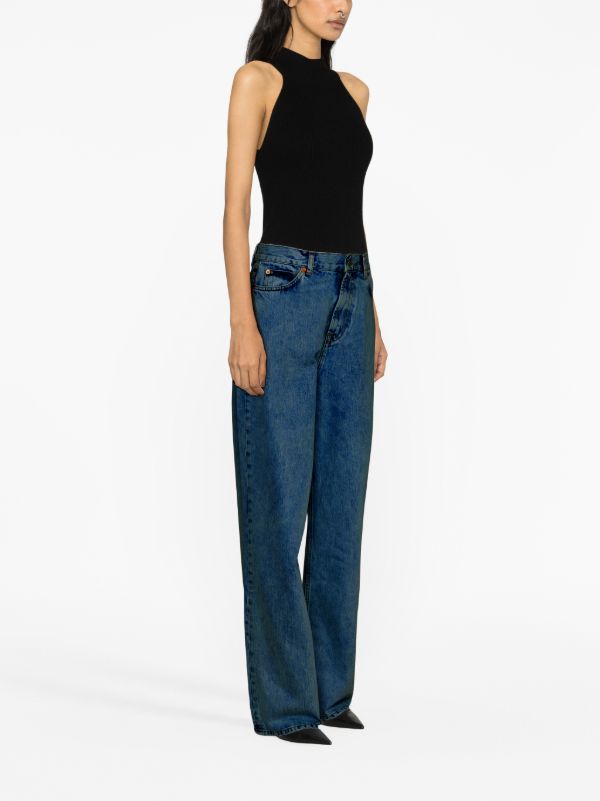 Browns WARDROBE.NYC Blue Wide-leg Jeans | Browns Wide-Leg Jeans