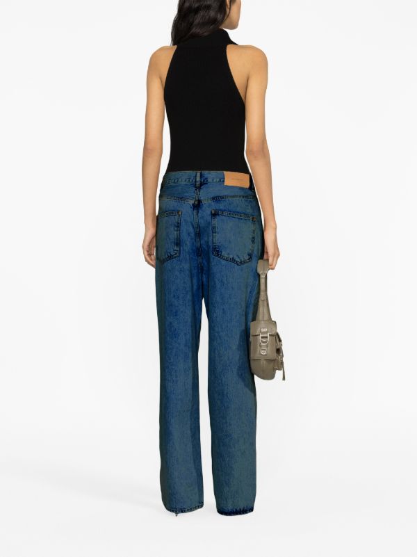 Browns WARDROBE.NYC Blue Wide-leg Jeans | Browns Wide-Leg Jeans