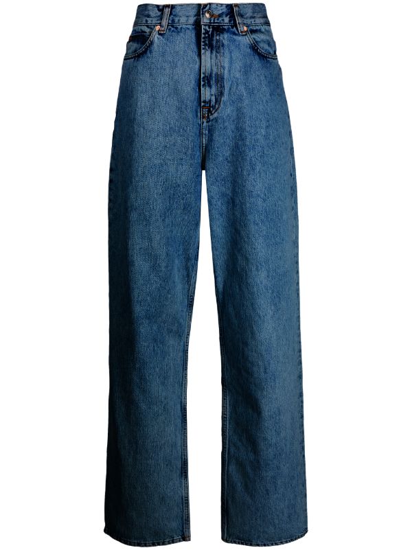 browns WARDROBE.NYC Blue wide-leg jeans | Browns Wide-Leg Jeans