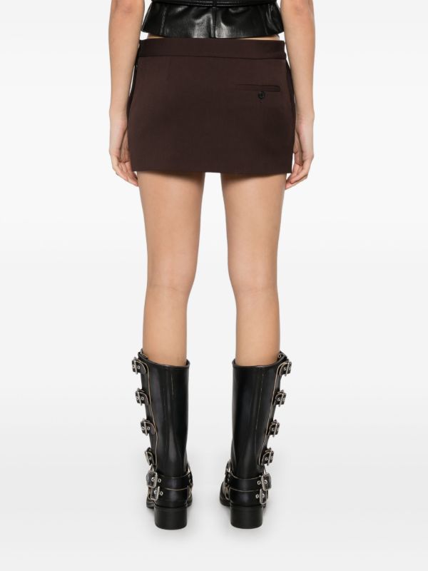 Browns WARDROBE.NYC Brown Wool Skirt | Browns Fitted Skirts