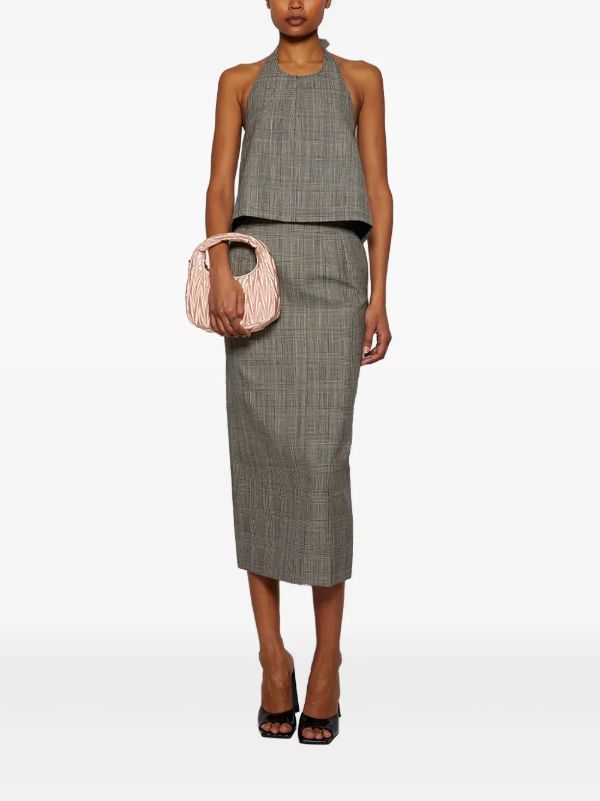 Browns WARDROBE.NYC Grey Countour Skirt | Browns Pencil Skirts