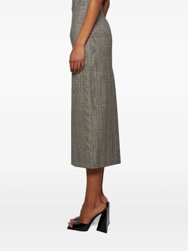 Browns WARDROBE.NYC Grey Countour Skirt | Browns Pencil Skirts