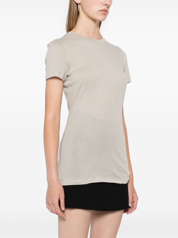 Browns WARDROBE.NYC Grey Short-Sleeve Cotton T-Shirt | Browns T-Shirts & Jersey Shirts