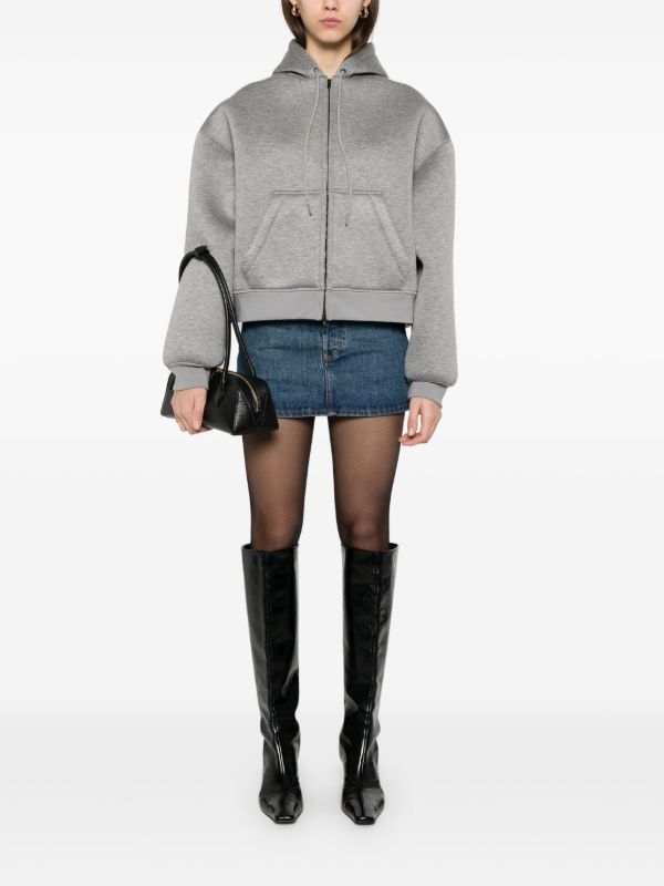 Browns WARDROBE.NYC Grey Zip-Up Hoodie | Browns Hoodies