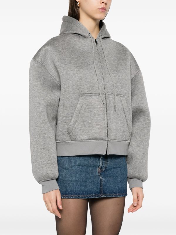 Browns WARDROBE.NYC Grey Zip-Up Hoodie | Browns Hoodies