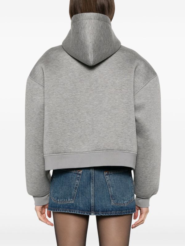 Browns WARDROBE.NYC Grey Zip-Up Hoodie | Browns Hoodies
