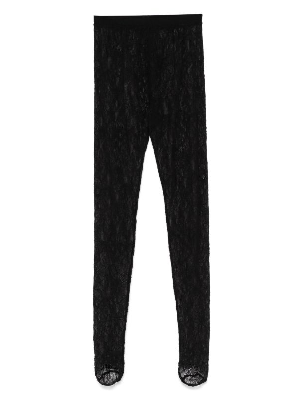 browns WARDROBE.NYC lace stirrup tights | Browns Pantyhose & Stockings