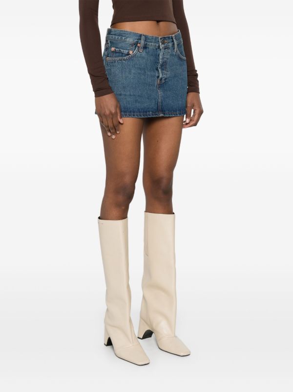 Browns WARDROBE.NYC Micro Mini Skirt | Browns Denim Skirts