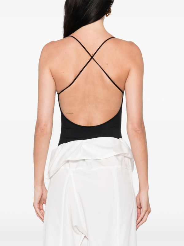 Browns WARDROBE.NYC V-neck Bodysuit | Browns Vests & Tank Tops