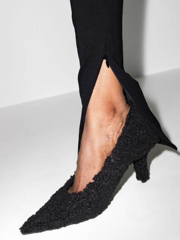 Browns WARDROBE.NYC X Browns 50 Black Side Zip Leggings | Browns Leggings