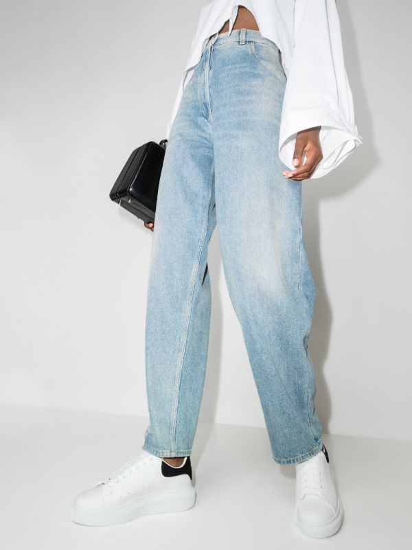 Browns Women's Alexander McQueen White And Black Oversized Sneakers | Browns Sneakers