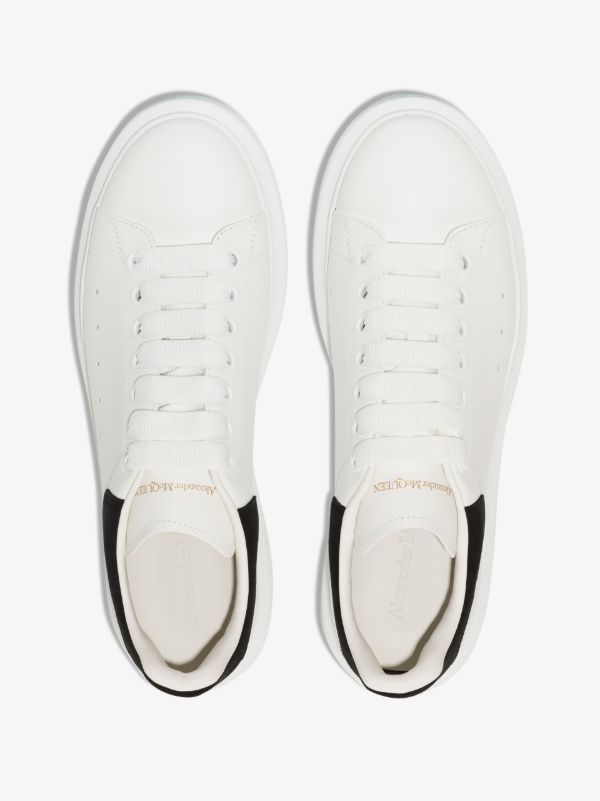 Browns Women's Alexander McQueen White And Black Oversized Sneakers | Browns Sneakers