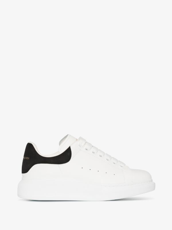 browns Women's Alexander McQueen white and black Oversized sneakers | Browns Sneakers