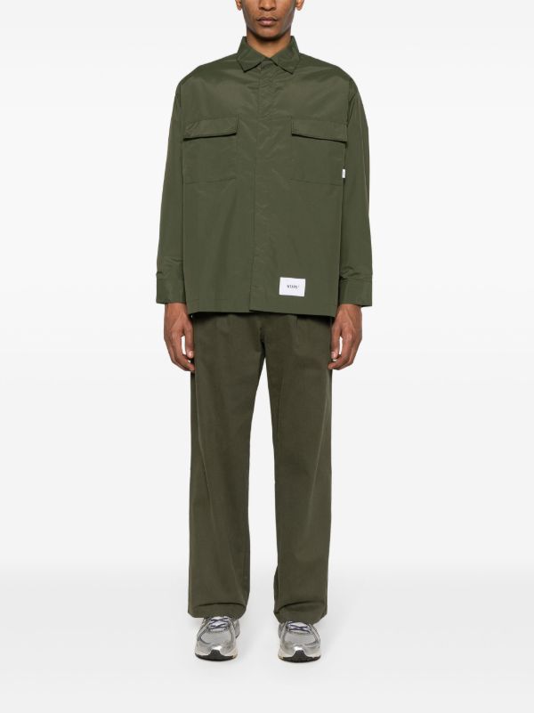 Browns WTAPS Green 08 Button-Up Shirt | Browns Shirts