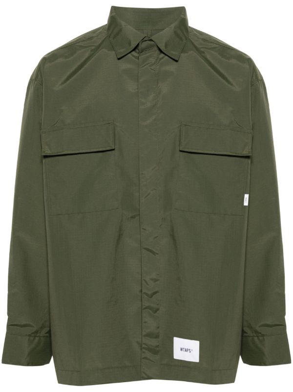 browns WTAPS Green 08 Button-Up Shirt | Browns Shirts
