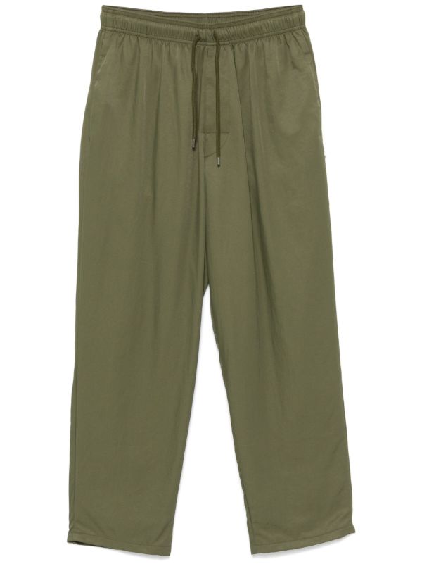 browns WTAPS Green Tapered Trousers | Browns Tapered Pants