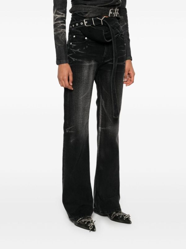 Browns Y/Project Wrap Belt Jeans | Browns Bootcut Jeans