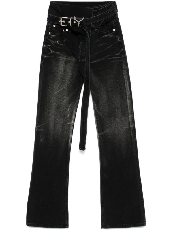 browns Y/Project Wrap Belt Jeans | Browns Bootcut Jeans