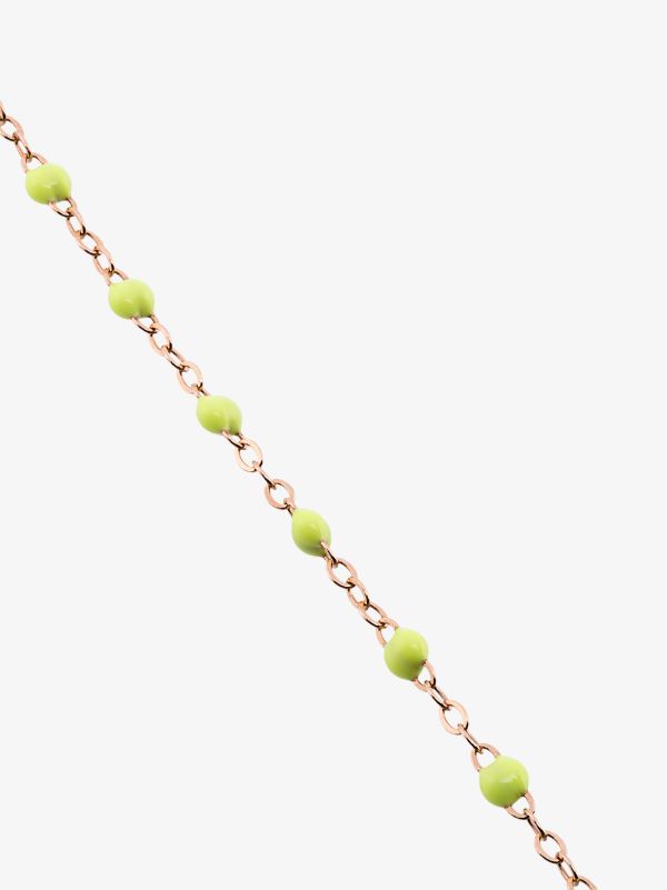 Browns Yellow Gigi Clozeau 18K Rose Gold 17 CM Beaded Bracelet| Browns Fine Bracelets