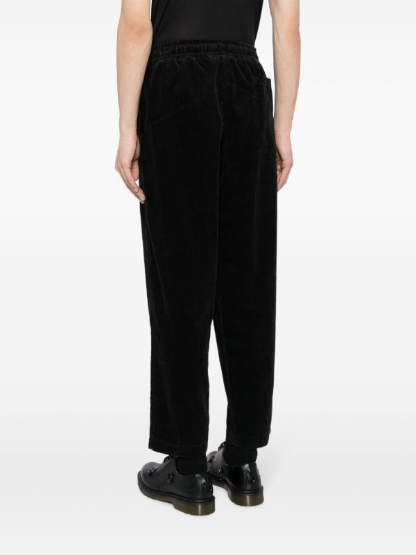 Browns YMC Black Alva Corduroy Tapered Trousers | Browns Regular-Fit & Straight Leg Pants