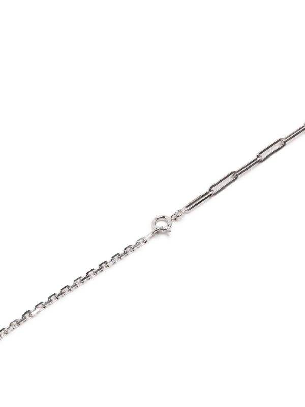 Browns Yvonne Léon 18K White Gold Solitaire Emerald Necklace | Browns Necklaces
