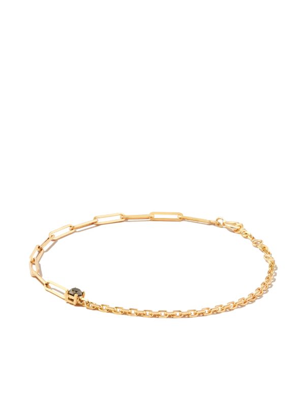 Browns Yvonne Léon 18K Yellow Gold Diamond Chain Bracelet | Browns Bracelets