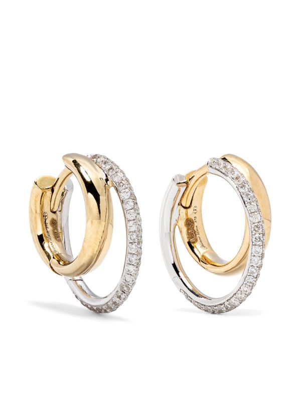 browns Yvonne Léon 9K Gold Paire De Mini Créoles Earrings | Browns Fine Earrings