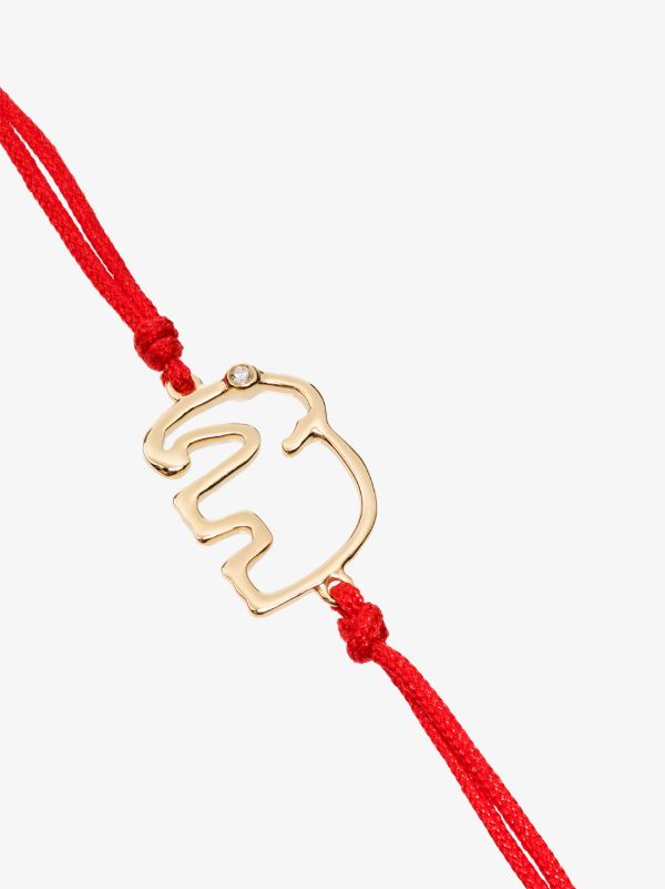 Browns Yvonne Léon 9K Yellow Gold Elephant Bracelet | Browns Fine Bracelets