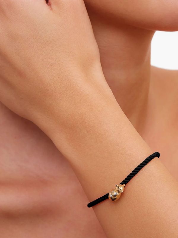Browns Yvonne Léon 9kt Yellow Gold Koala Diamond Bracelet | Browns Fine Bracelets