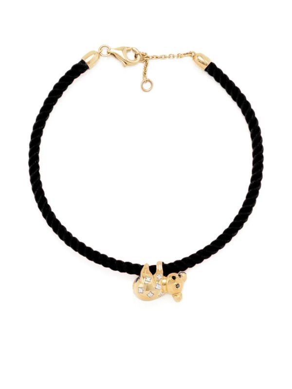browns Yvonne Léon 9kt yellow gold Koala diamond bracelet | Browns Fine Bracelets