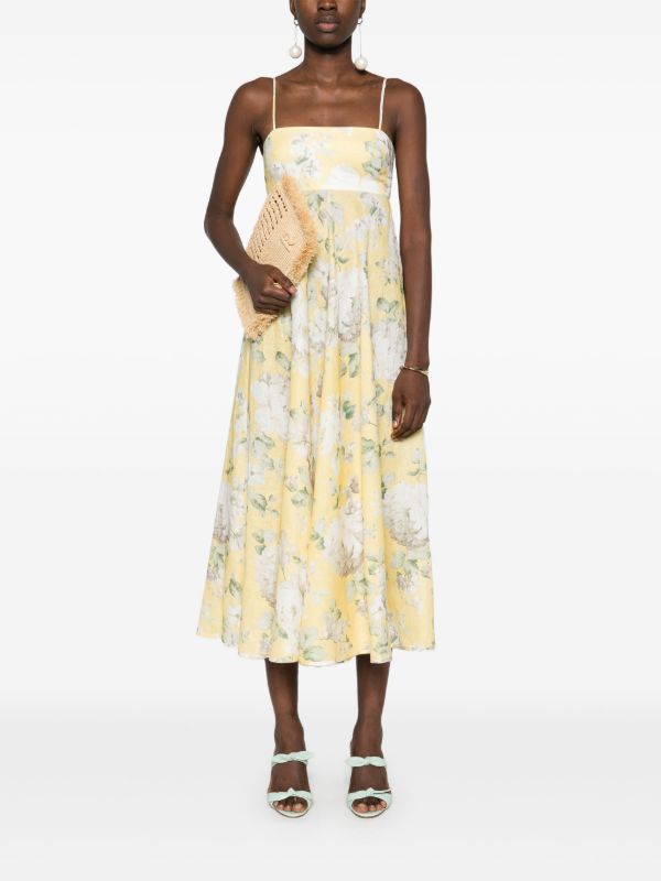 Browns ZIMMERMANN Acacia Midi Dress | Browns Cocktail & Party Dresses