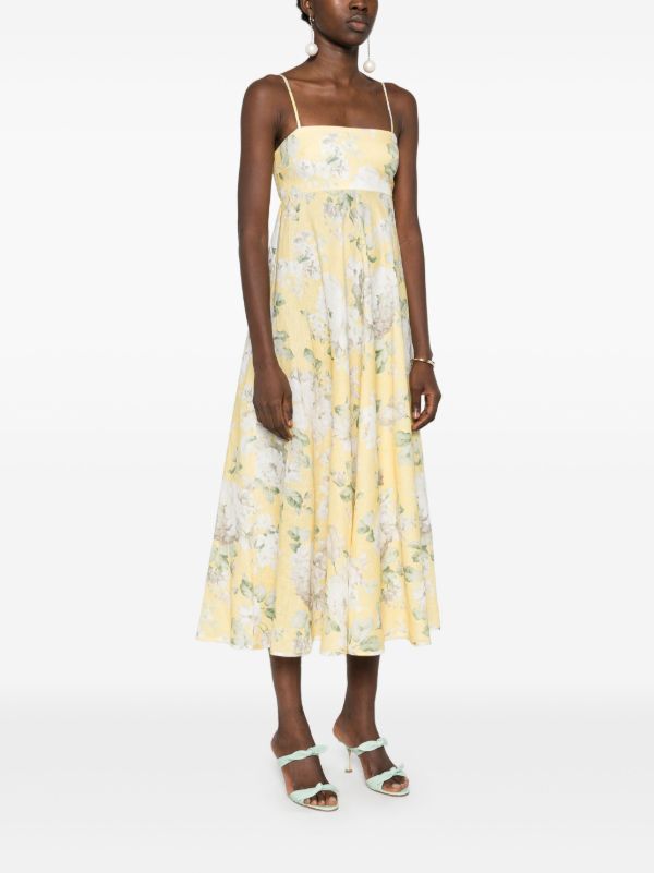 Browns ZIMMERMANN Acacia Midi Dress | Browns Cocktail & Party Dresses