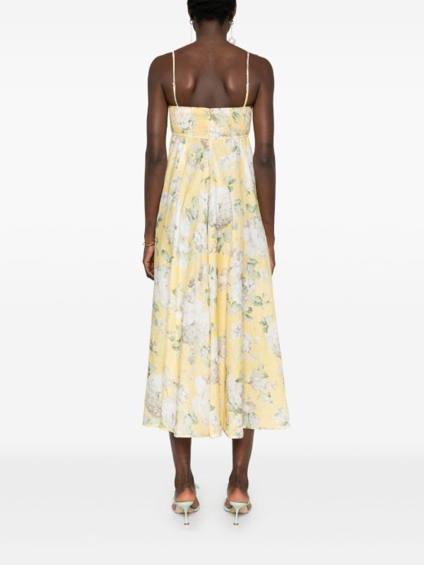 Browns ZIMMERMANN Acacia Midi Dress | Browns Cocktail & Party Dresses