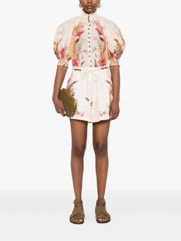 Browns ZIMMERMANN Ascension Billow Blouse | Browns Blouses