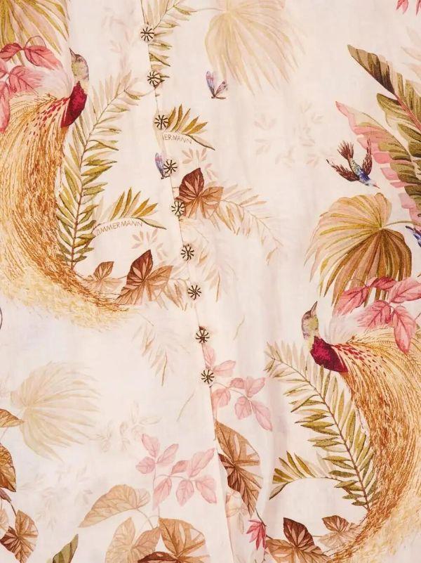 Browns ZIMMERMANN Ascension Plunge Maxi Dress | Browns Day Dresses