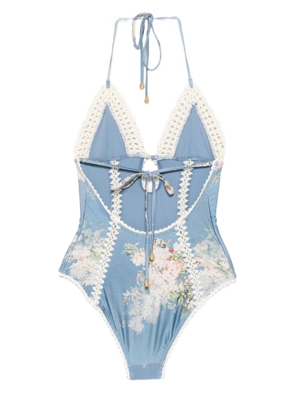 Browns ZIMMERMANN Cascadian Crochet-detail Swimsuit | Browns One-Pieces
