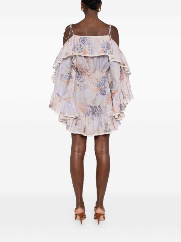 Browns ZIMMERMANN Cascadian Mini Dress | Browns Cocktail & Party Dresses