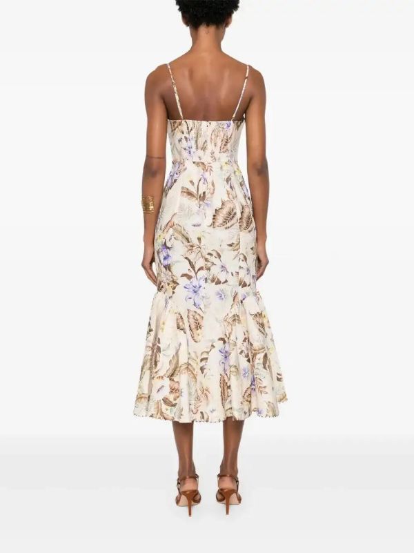 Browns ZIMMERMANN Coco Midi Dress | Browns Day Dresses