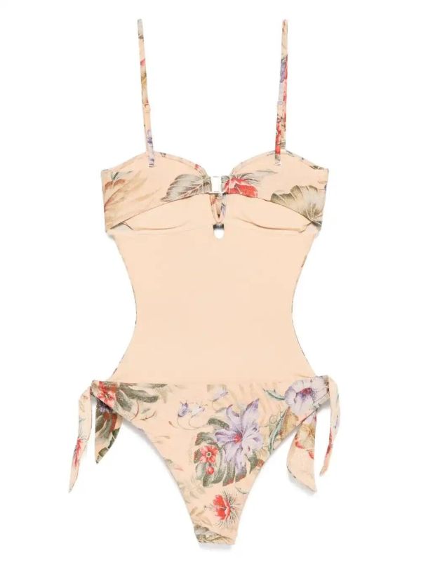 Browns ZIMMERMANN Coco Scarf Tie Swimsuit | Browns One-Pieces