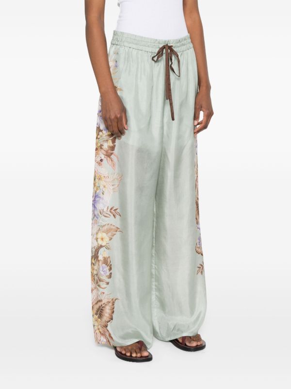 Browns ZIMMERMANN Coco Trousers | Browns Wide-Leg Pants
