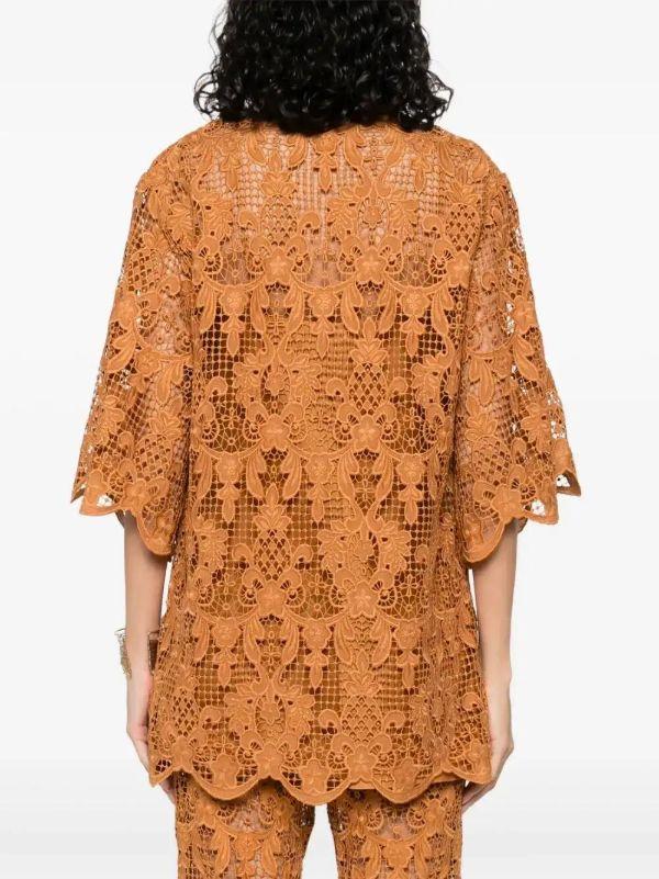 Browns ZIMMERMANN Embroidered Blouse | Browns Blouses